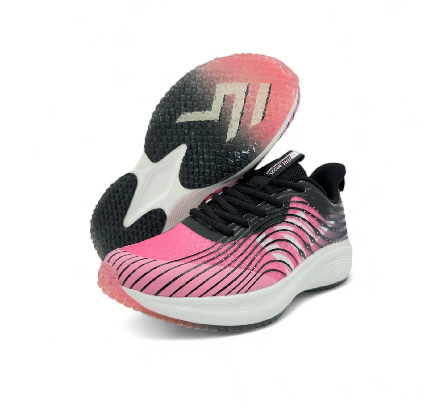 Women's Workout Shoes - Pink & Black